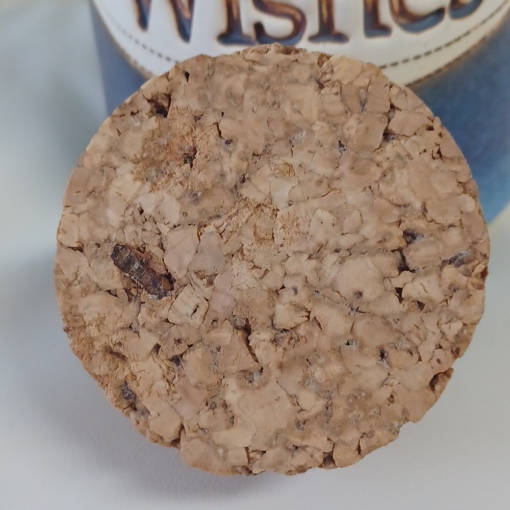 VINTAGE 1991 Dr. Brophy's Pottery Word Jar with Cork Lid - WISHES - Picture 8 of 13